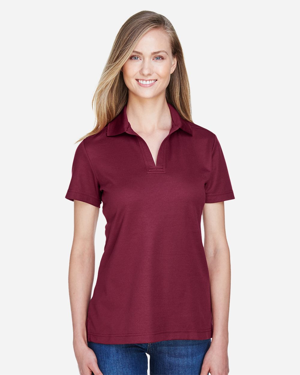 Devon & Jones Women's CrownLux Performance® Plaited Polo DG20W