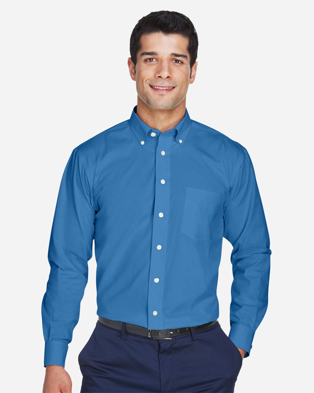 Devon & Jones Men's Crown Collection® Oxford Woven Dress Shirt D630