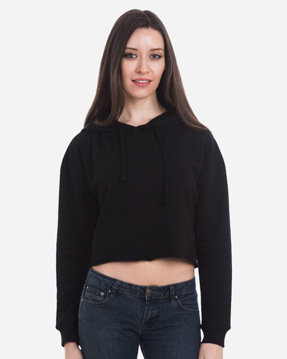 Lane Seven Women's Cropped Hoodie Sweatshirt LS12000
