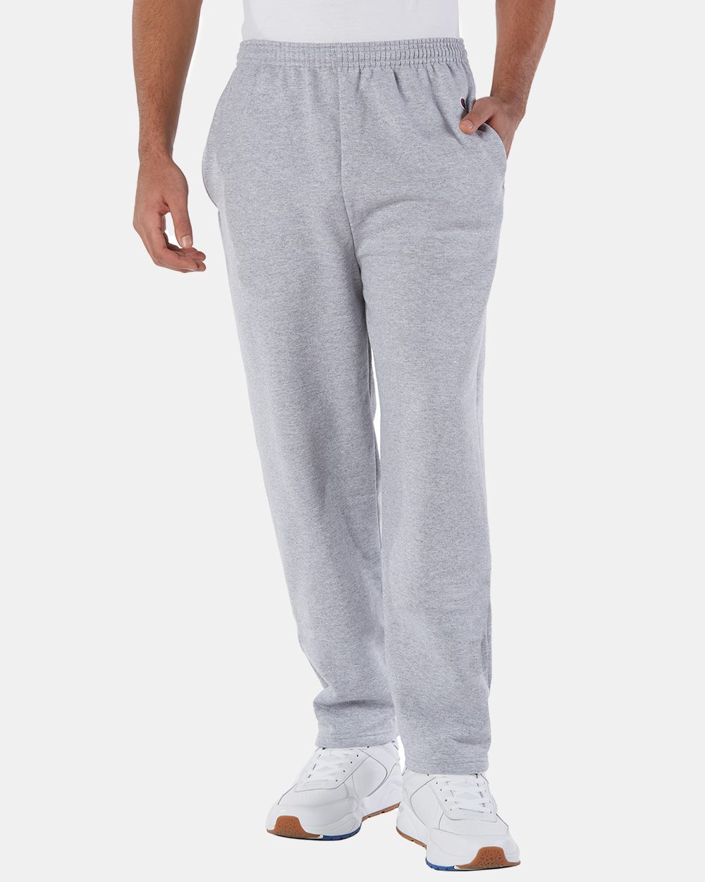 Champion Unisex Powerblend® Open-Bottom Sweatpants with Pockets P800