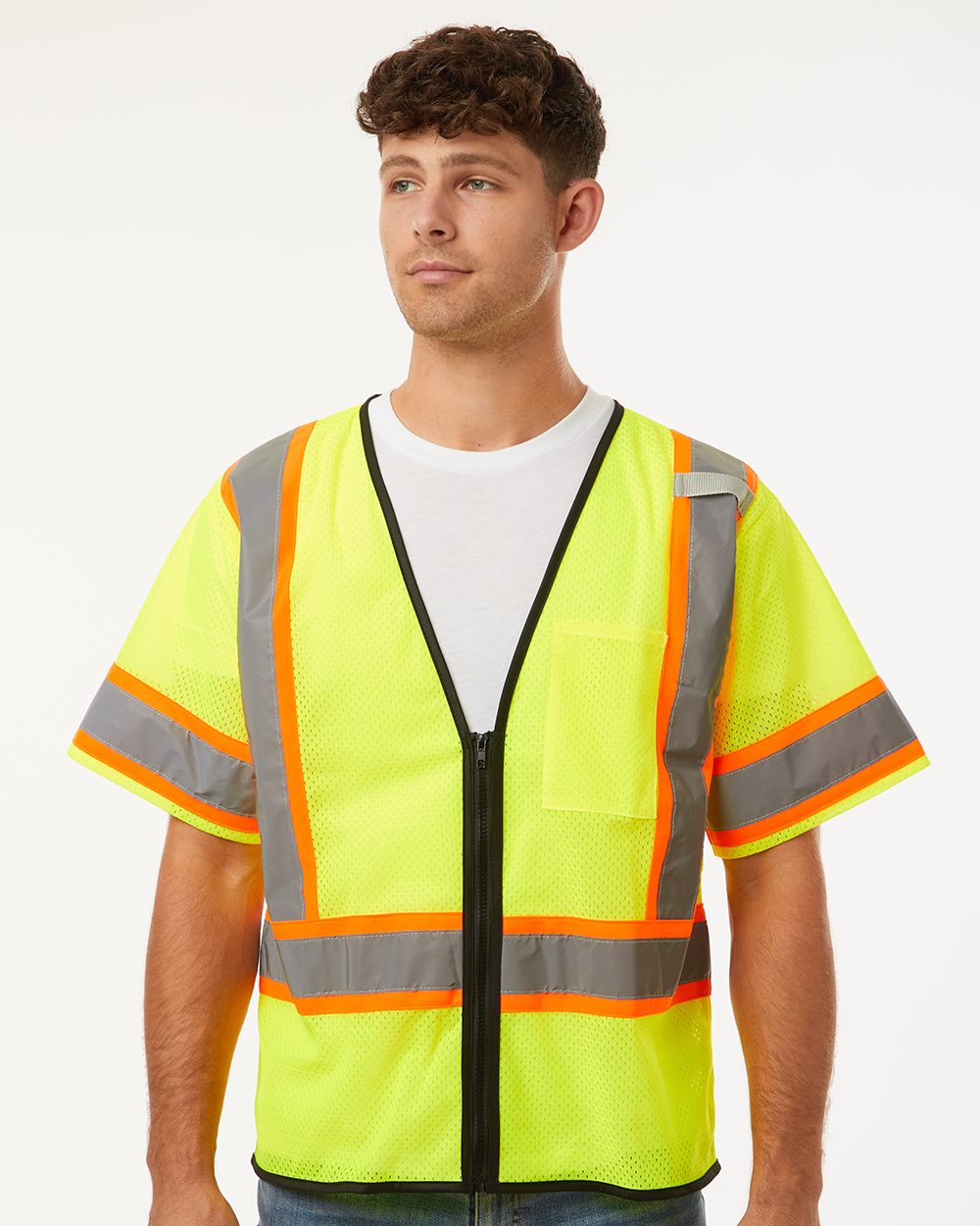 Kishigo Unisex Class 3 Mesh Zippered Vest 1565-1566