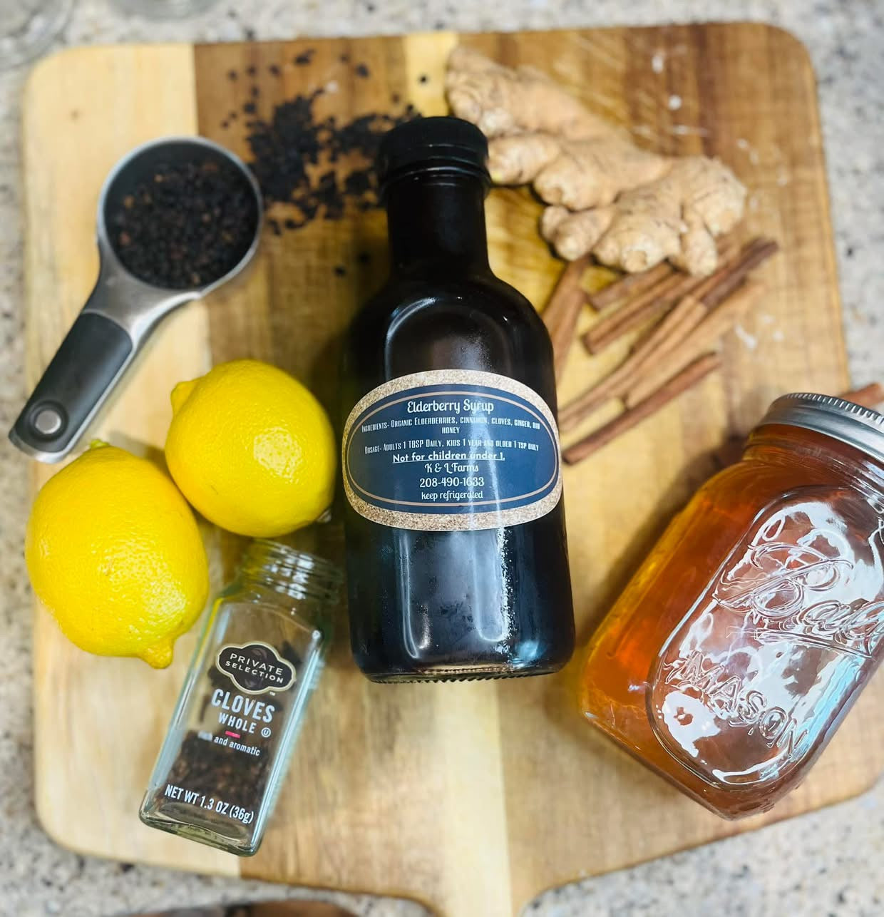Elderberry syrup