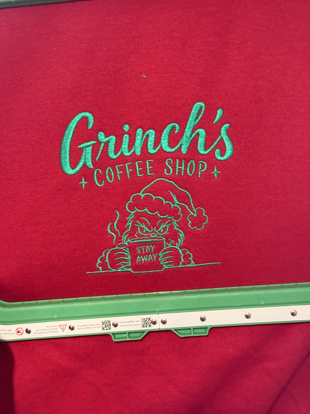 Grinch's coffee shop crewneck