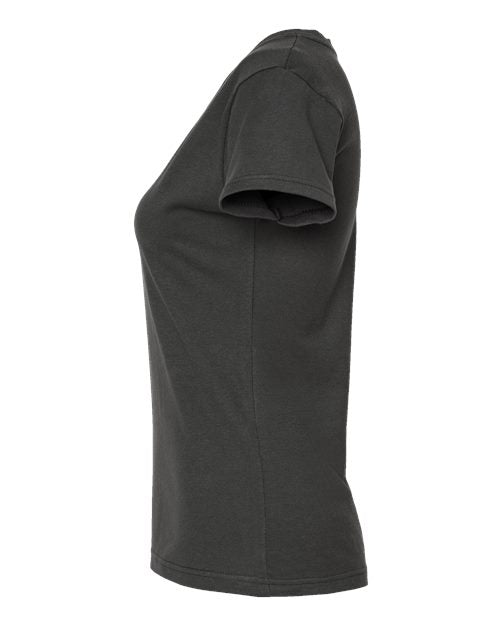 Tultex Women's Fine Jersey V-Neck T-Shirt 214