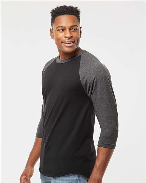 Tultex Unisex Fine Jersey Raglan T-Shirt 245