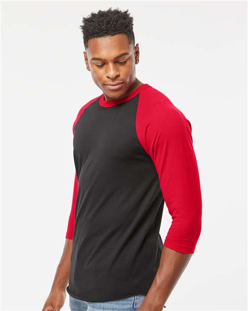 Tultex Unisex Fine Jersey Raglan T-Shirt 245