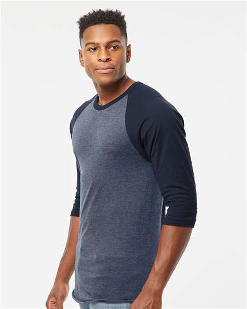 Tultex Unisex Fine Jersey Raglan T-Shirt 245