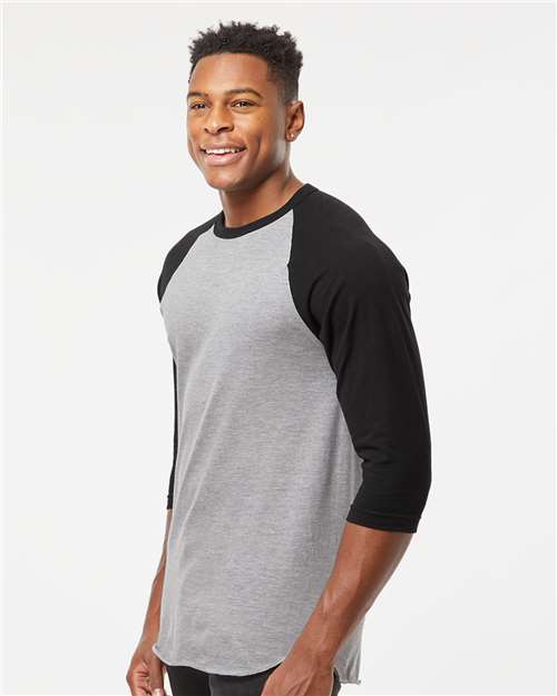 Tultex Unisex Fine Jersey Raglan T-Shirt 245