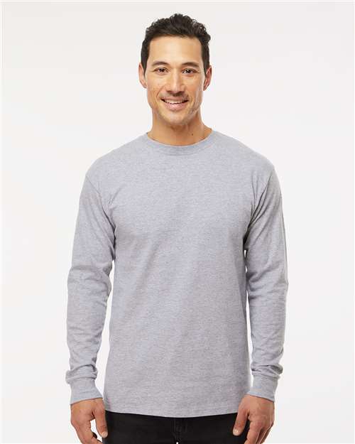 M&O Unisex Gold Soft Touch Long Sleeve T-Shirt 4820