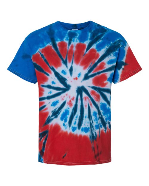 Colortone Unisex Multi-Color Tie-Dyed T-Shirt 1000