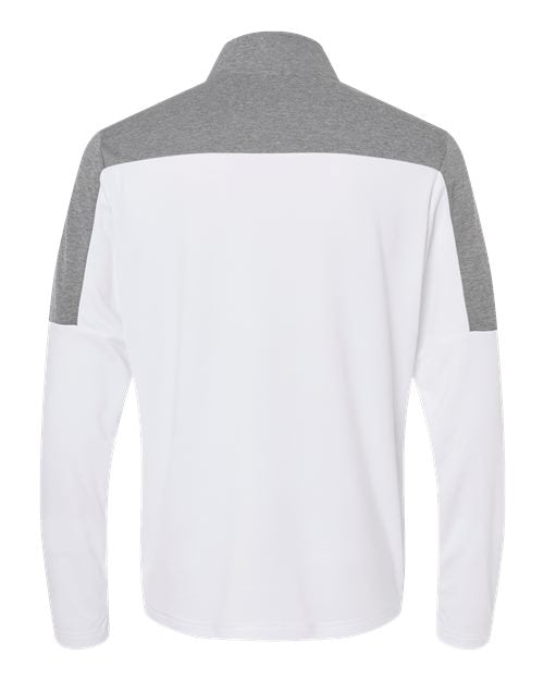 Adidas Men's Ultimate365 Lightweight Colorblocked Quarter-Zip Pullover A552