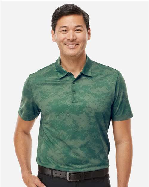 Adidas Men's All Over Camo Print Polo A550