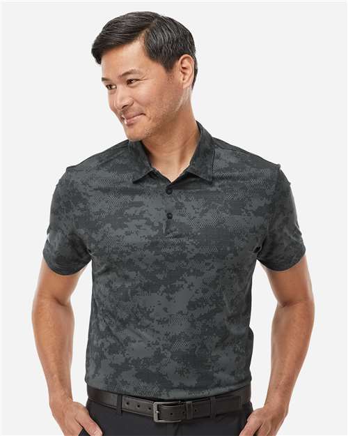 Adidas Men's All Over Camo Print Polo A550