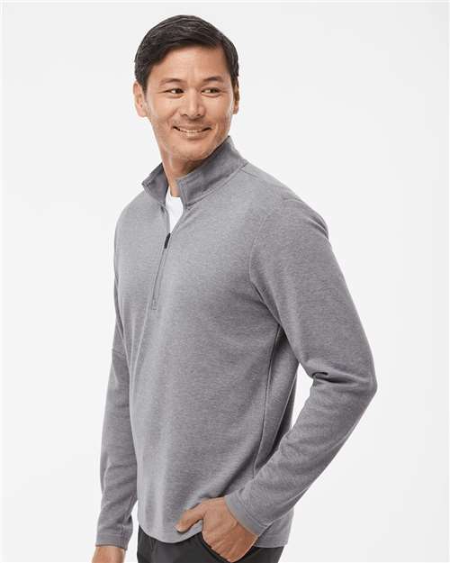 Adidas Men's 3-Stripes Quarter-Zip Sweater Pullover A554