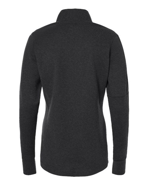Adidas Women's 3-Stripes Quarter-Zip Sweater Pullover A555