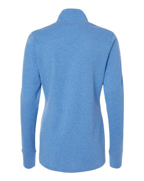 Adidas Women's 3-Stripes Quarter-Zip Sweater Pullover A555