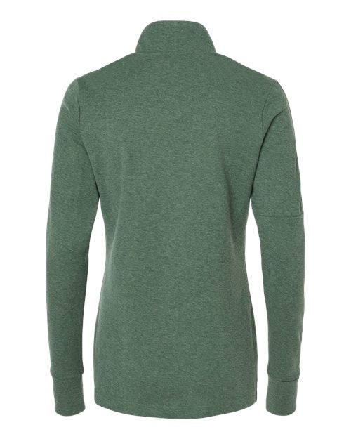 Adidas Women's 3-Stripes Quarter-Zip Sweater Pullover A555