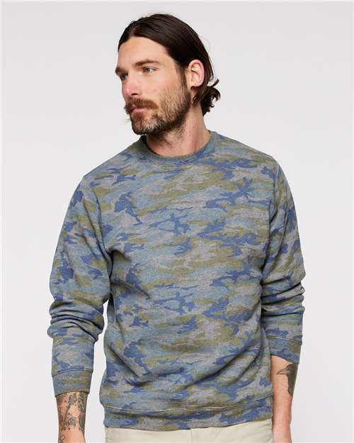 LAT Unisex Elevated Fleece Crewneck Sweatshirt 6925