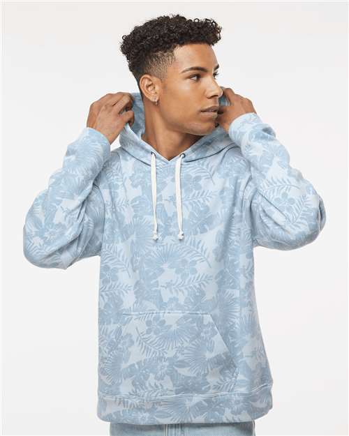 J. America Men's Triblend Fleece Hooded Sweatshirt 8871