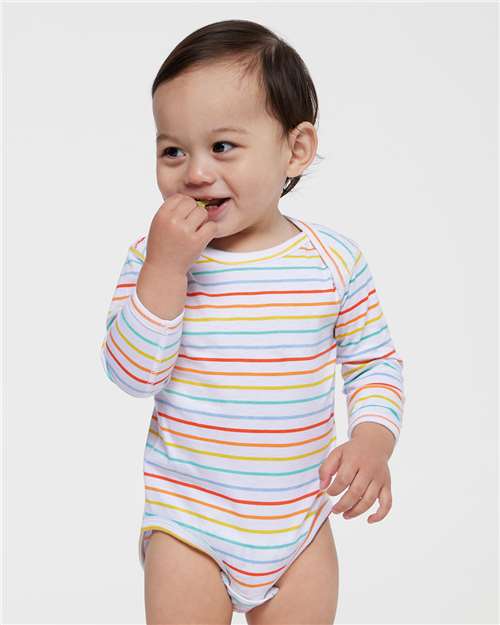 Rabbit Skins Infant Fine Jersey Long Sleeve Bodysuit 4421