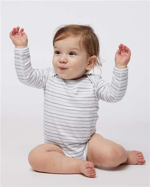 Rabbit Skins Infant Fine Jersey Long Sleeve Bodysuit 4421