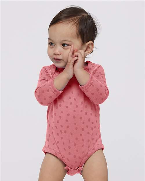 Rabbit Skins Infant Fine Jersey Long Sleeve Bodysuit 4421