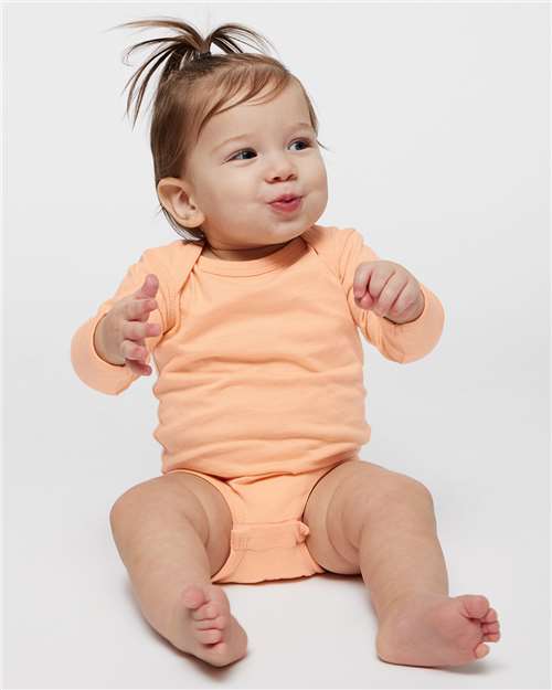 Rabbit Skins Infant Fine Jersey Long Sleeve Bodysuit 4421