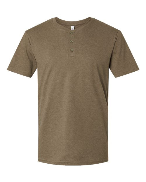 American Apparel Unisex CVC Henley Tee 2004CVC