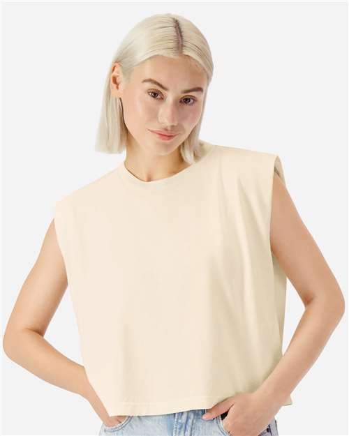 American Apparel Women's Heavyweight Cotton Garment-Dyed Muscle Tee 307GD