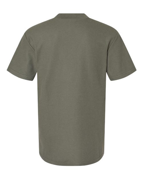 American Apparel Unisex Pique Mock Neck Tee 1PQ