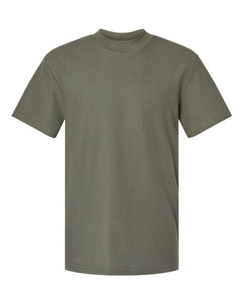 American Apparel Unisex Pique Mock Neck Tee 1PQ