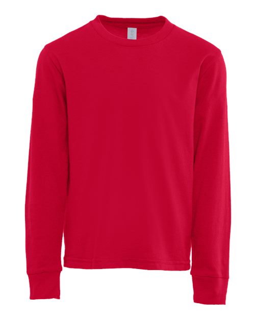 Next Level Youth Cotton Long Sleeve Tee 3311