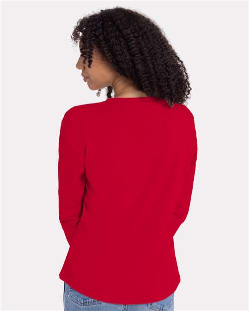 Next Level Women's Cotton Relaxed Long Sleeve Tee 3911