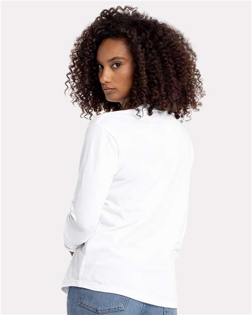 Next Level Women's Cotton Relaxed Long Sleeve Tee 3911