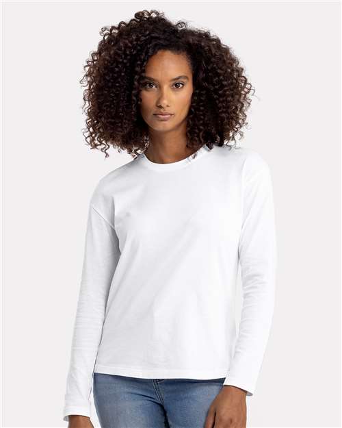 Next Level Women's Cotton Relaxed Long Sleeve Tee 3911