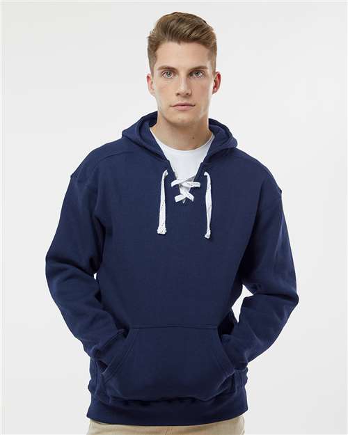 J. America Men's Sport Lace Hooded Sweatshirt 8830