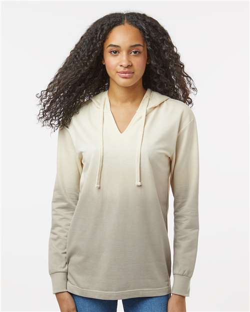 MV Sport Women's French Terry Ombré Hooded Sweatshirt W20185