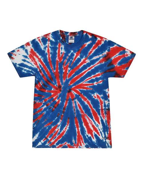 Colortone Unisex Multi-Color Tie-Dyed T-Shirt 1000