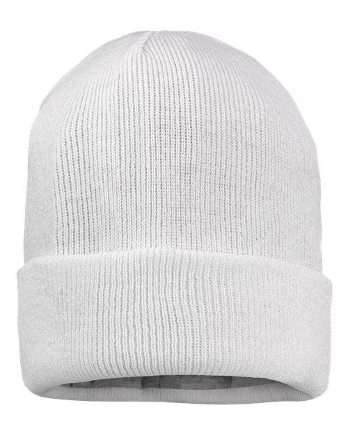 Sportsman 12" Jersey Lined Cuffed Beanie SP12JL