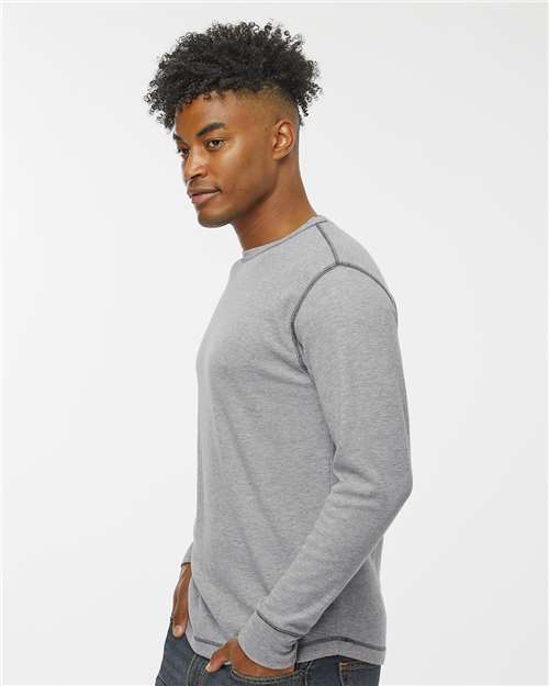 J. America Men's Vintage Thermal Long Sleeve T-Shirt 8238