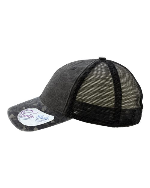 Infinity Her Women's Printed Bill with Mesh Back Cap JANET
