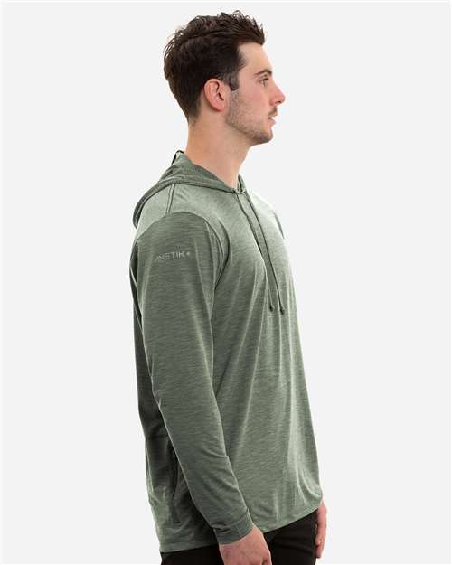 ANETIK Men's Low Pro Tech Hooded Long Sleeve T-Shirt MVLPRH8