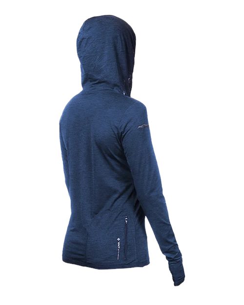 ANETIK Women's Breeze Tech Hooded Long Sleeve T-Shirt WSBRZH0