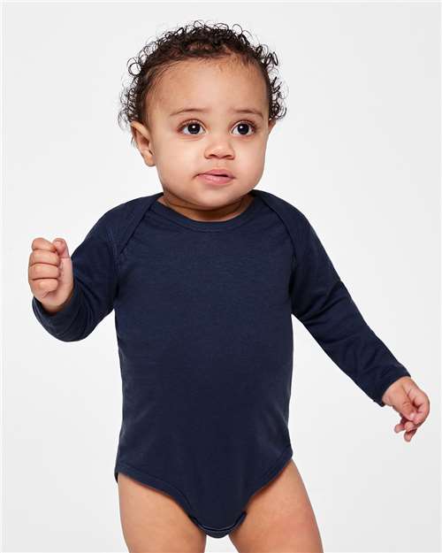 Rabbit Skins Infant Fine Jersey Long Sleeve Bodysuit 4421