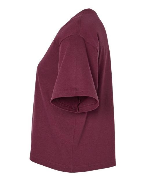 American Apparel Women's Fine Jersey Mid-Length Boxy Tee 102