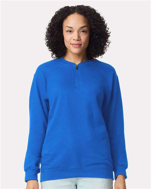 Gildan Unisex Softstyle® Midweight Quarter-Zip Sweatshirt SF008
