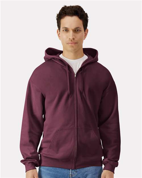 Gildan Unisex Softstyle® Midweight Full-Zip Hooded Sweatshirt SF600