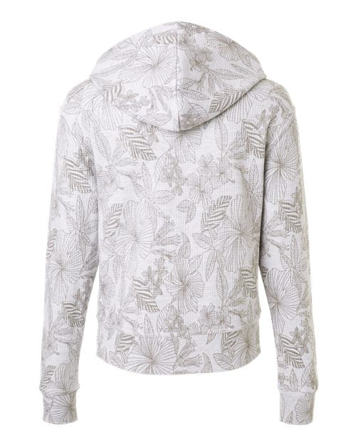 MV Sport Women's Maddie Floral Print Hooded Sweatshirt W24105