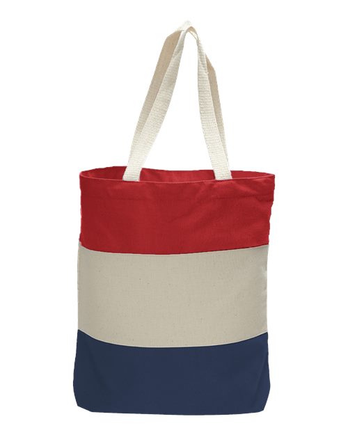 Q-Tees 11L Tri-Color Tote Q125900
