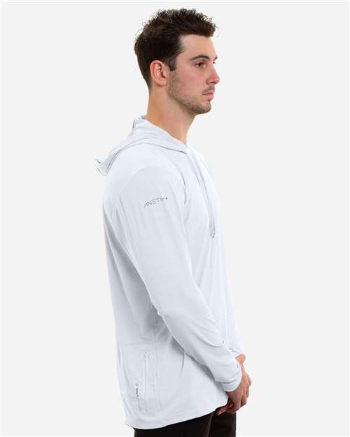 ANETIK Men's Low Pro Tech Hooded Long Sleeve T-Shirt MVLPRH8